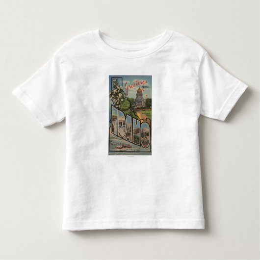 IdahoLargeの手紙ScenesIdaho トドラーTシャツ (正面)