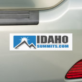 Idahosummits.comのバンパーステッカー バンパーステッカー (車上)