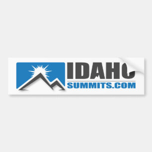 Idahosummits.comのバンパーステッカー バンパーステッカー
