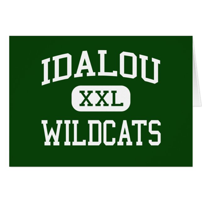 Idalou -山猫-高等学校- Idalouテキサス州 (正面横)