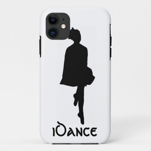iDanceのアイルランドのダンサーのシルエット Case-Mate iPhoneケース (裏面)