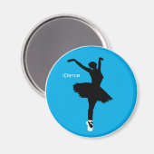 iDance （青） マグネット (正面/裏面)