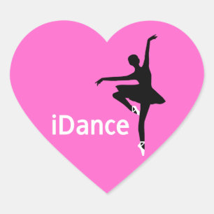iDance (I Dance) Pointeスタンプ ハートシール