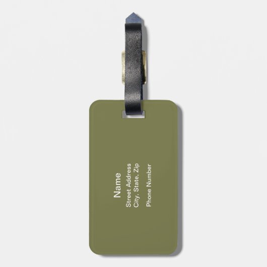 iDangle （ホッケー） ラゲッジタグ (裏面縦)