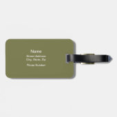 iDangle (ホッケー) ラゲッジタグ (裏面横)