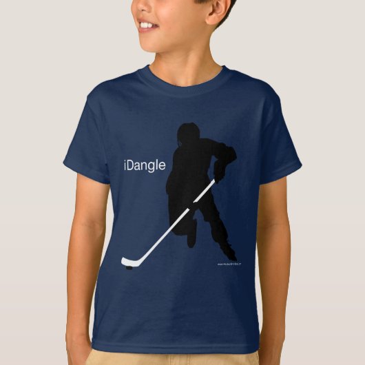 iDangle (ホッケー) Tシャツ (正面)