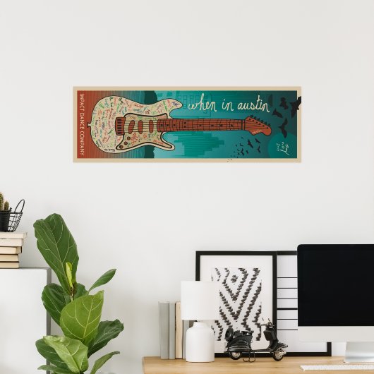 IDC 2014 When In Austin Poster ポスター (ホームオフィス)