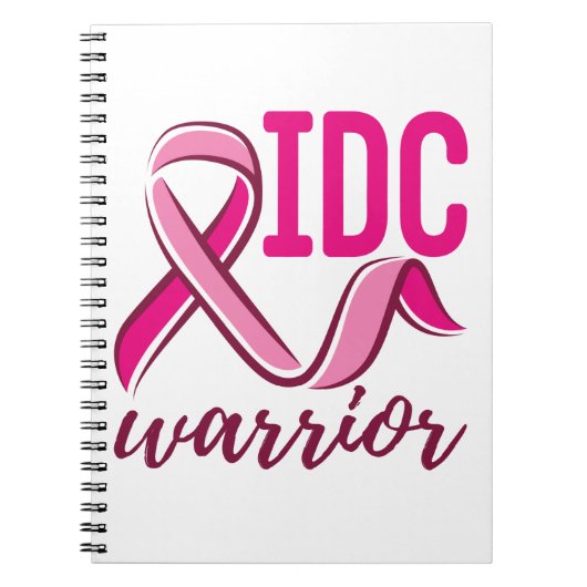 IDC Warrior Breast Cancer認識度 ノートブック (正面)