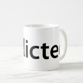 iDdicted コーヒーマグカップ (正面右)