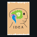 Idea ポスター<br><div class="desc">A great idea! Buy this colorful pop art poster to display in your office or home!</div>