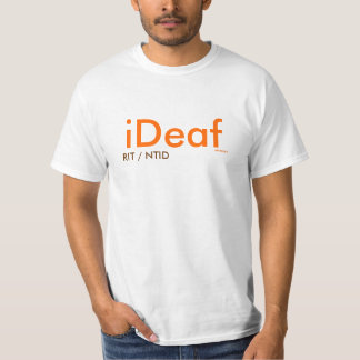 iDeaf、RIT/NTID - ABSdesigns Tシャツ