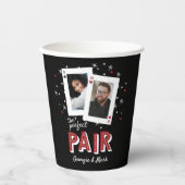 Ideal Match Casino Theme Couples Photo 紙コップ (正面)