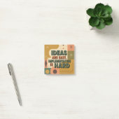 Ideas Are Easy. Implementation Is Hard ポストイット (オフィス)