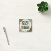 Ideas Are Easy. Implementation Is Hard ポストイット (オフィス)