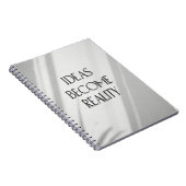 Ideas Become Reality Journal – Simple Inspirationa ノートブック (右側)