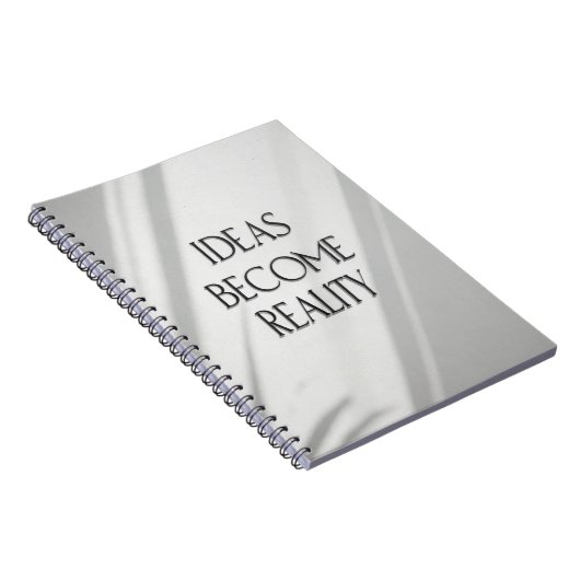 Ideas Become Reality Journal – Simple Inspirationa ノートブック (右側)