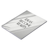 Ideas Become Reality Journal – Simple Inspirationa ノートブック (左側)