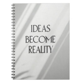 Ideas Become Reality Journal – Simple Inspirationa ノートブック