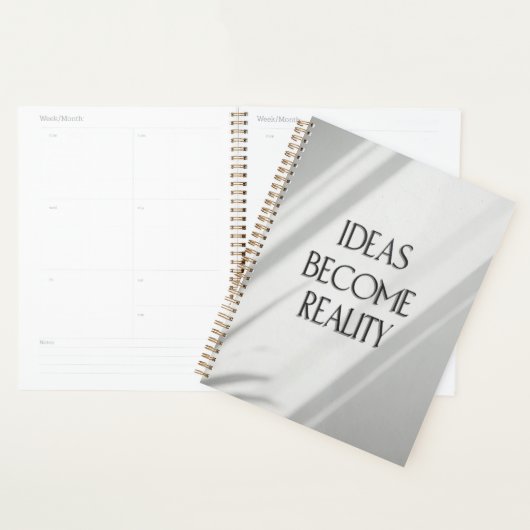 Ideas Become Reality Journal – Simple Inspirationa プランナー手帳 (ディスプレー)