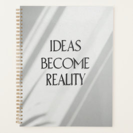 Ideas Become Reality Journal – Simple Inspirationa プランナー手帳