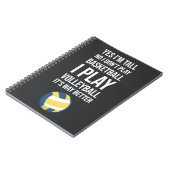 Ideas For Volleyball Team Gifts For Her Player ノートブック (左側)