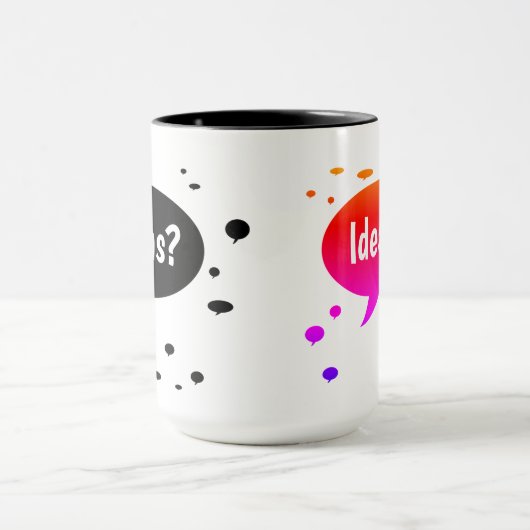 Ideas Inspiration Encouragement Teamwork Inspiring マグカップ (中央)