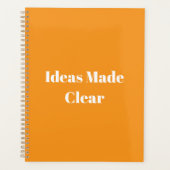 Ideas Made Clear  プランナー手帳 (正面)