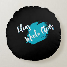 Ideas Made Clear Round Pillow ラウンドクッション