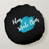 Ideas Made Clear Round Pillow ラウンドクッション (裏面)