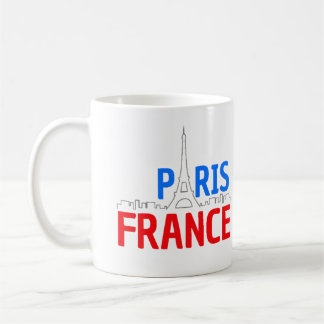Idée cadeau Paris France, Baguette, Eiffel, Psg コーヒーマグカップ