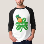 Idée cadeau saint patrick, Irish day, trefle Tシャツ (正面)