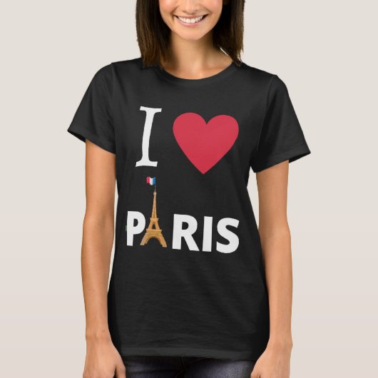 Idée Cadeau Voyage: I Love Paris, Psg, France Tシャツ (正面)