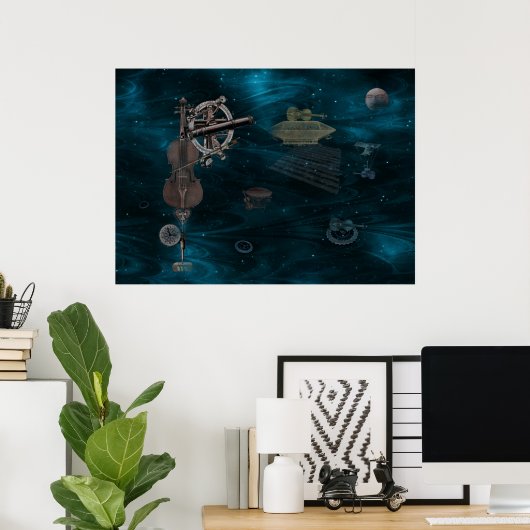 Identified Flying Violins ポスター (ホームオフィス)