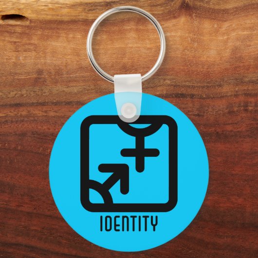 Identity :両方のライトキーチェーン キーホルダー (正面)