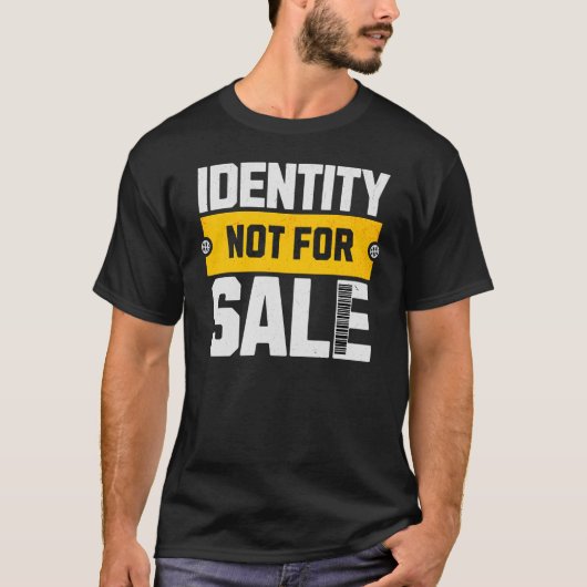 Identity Not For Sale - Powerful Statement Tシャツ (正面)