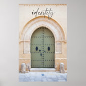 Identity Through the Moroccan Door Poster ポスター (正面)