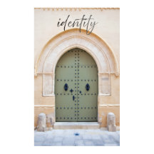Identity Through the Moroccan Door Poster