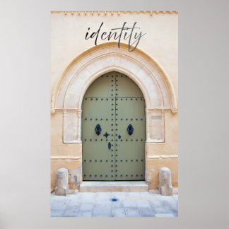 Identity Through the Moroccan Door Poster ポスター