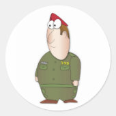 IDF兵士 ラウンドシール (正面)