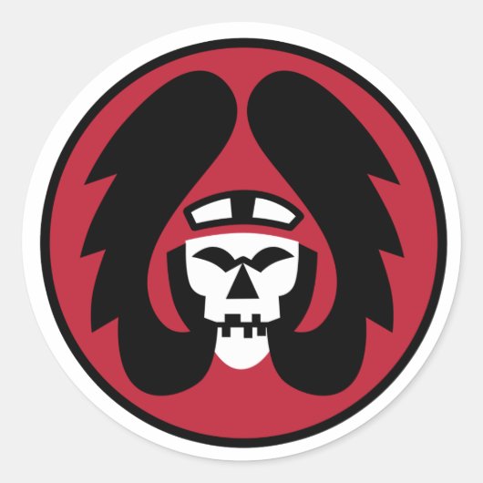 IDF 101戦隊 ラウンドシール (正面)