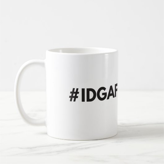 #IDGAFのマグ コーヒーマグカップ (左)