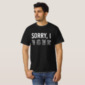 IDGAFギターコーおもしろいルドミュージックユーモア Tシャツ (正面フル)