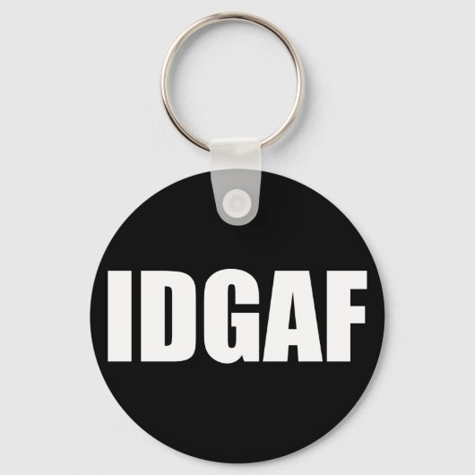 IDGAF キーホルダー (正面)