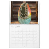 IDGS Member Gourd Art 2026 Calendar カレンダー (2月 2026)