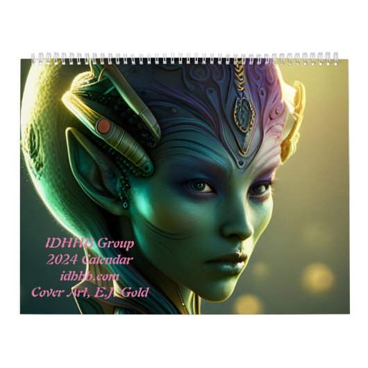 IDHHBグループ14画像14アーティスト2024カレンダー カレンダー (カバー)