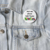 IDIC15は私に尋ねますボタンはカスタマイズ 缶バッジ (インサイチュ)
