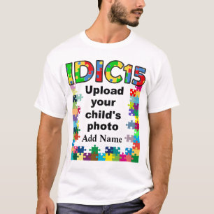 IDIC15メンズワイシャツのパズルフレームはカスタマイズ Tシャツ