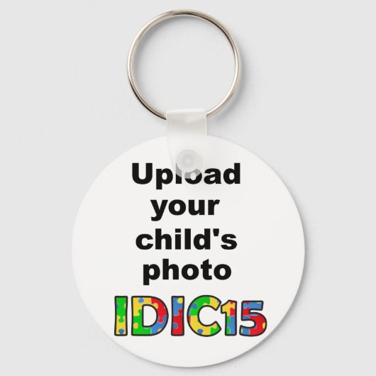 IDIC15 Keychainはカスタマイズ キーホルダー (正面)