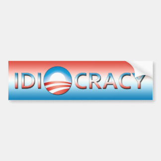 idiocracy バンパーステッカー