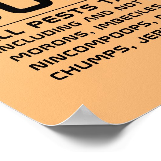 Idiot Buster ポスター (角)